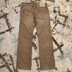 Vintage True Religion Corduroy Pants Size 34x33 Faded Khaki Brown